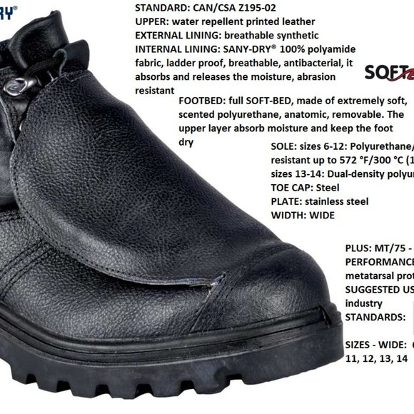 New mens Cofra Protector safety boots black W